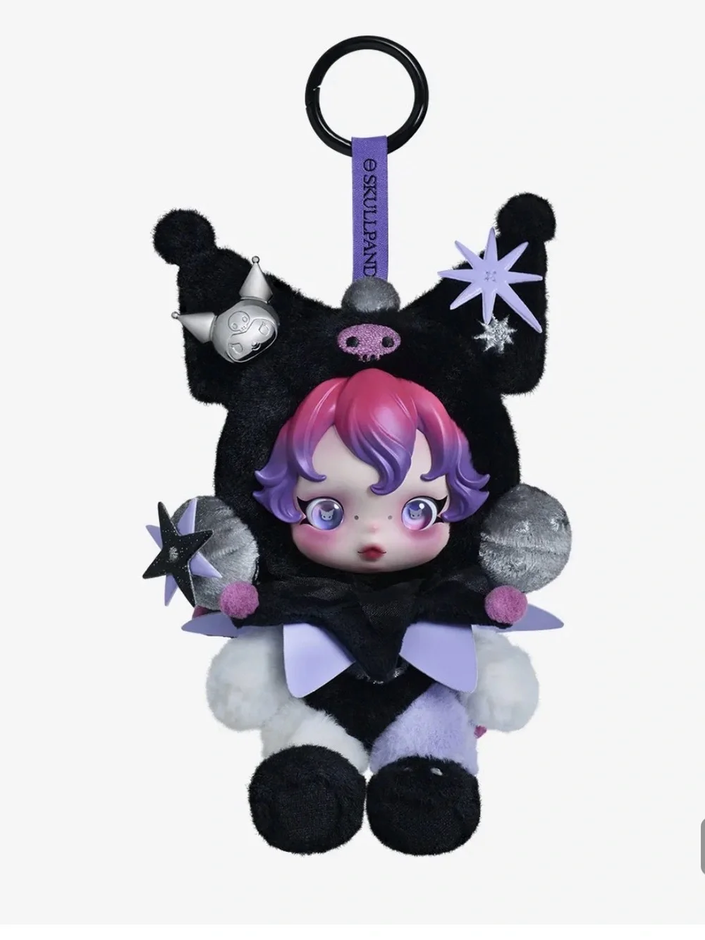 NEW AUTHENTIC SKULL PANDA KUROMI Plush Pendant